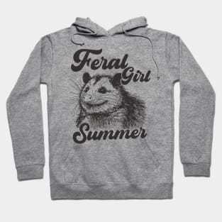 Feral Girl Summer Opossum Hoodie